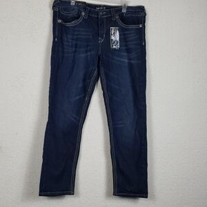 NWT royal blue boot cut jeans